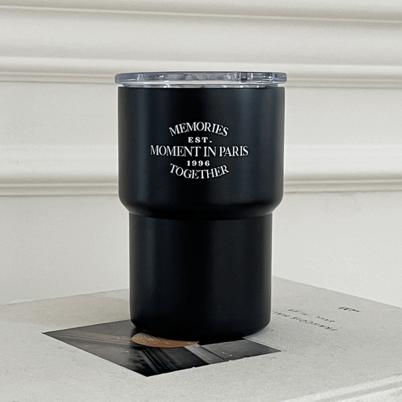 paris in moment flat stain tumbler [insulation]