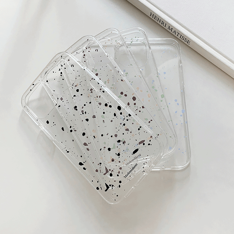 painting sand pattern design [clear phone case]