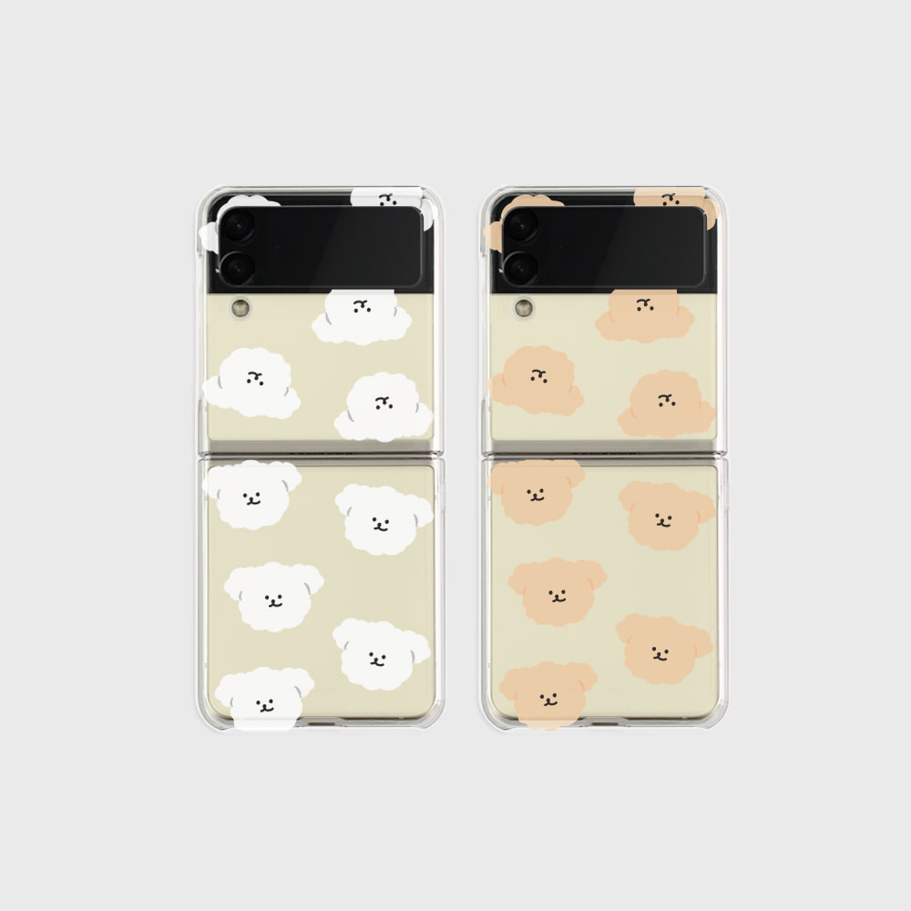 face molly pattern design [zflip clear hard phone case]