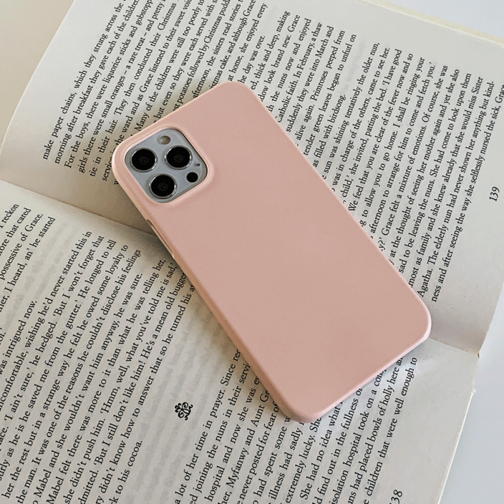 Buttermilk plain design hard phone case
