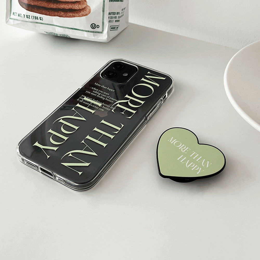 more than spring design [clear phone case]