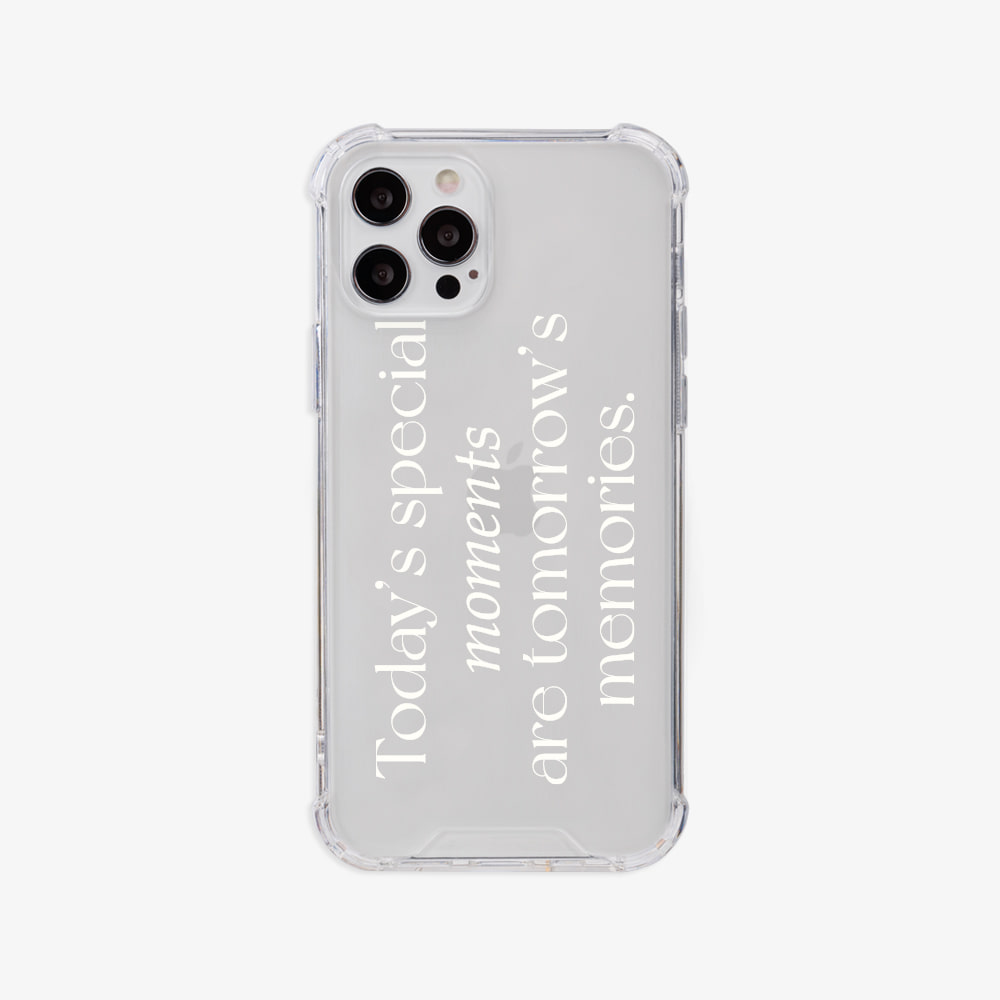 special moment lettering design [tank clear hard phone case]