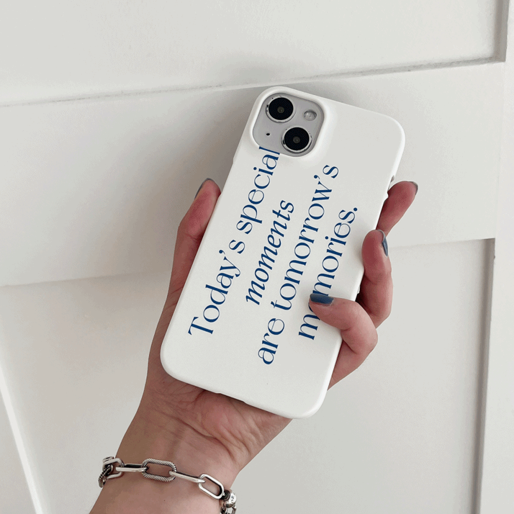 special moment lettering design [hard phone case]