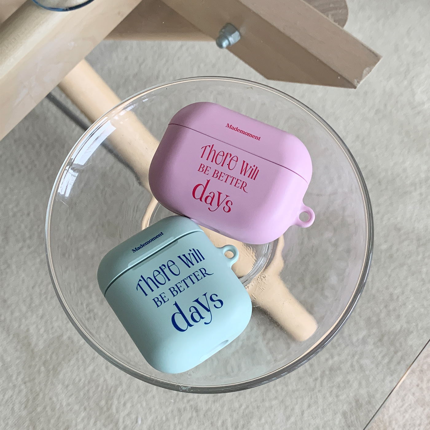 days color lettering design [hard airpods case series]