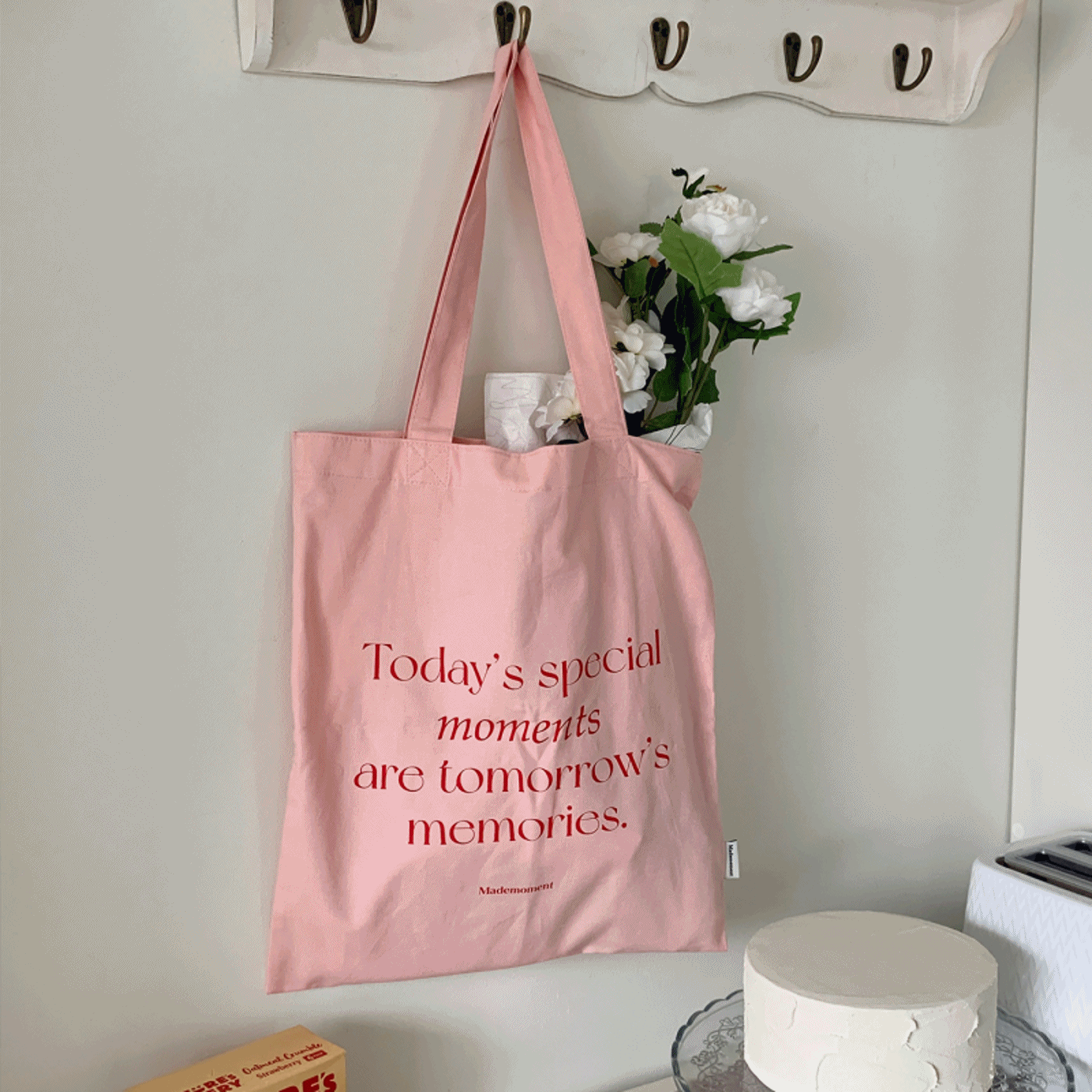 special moment pink eco bag