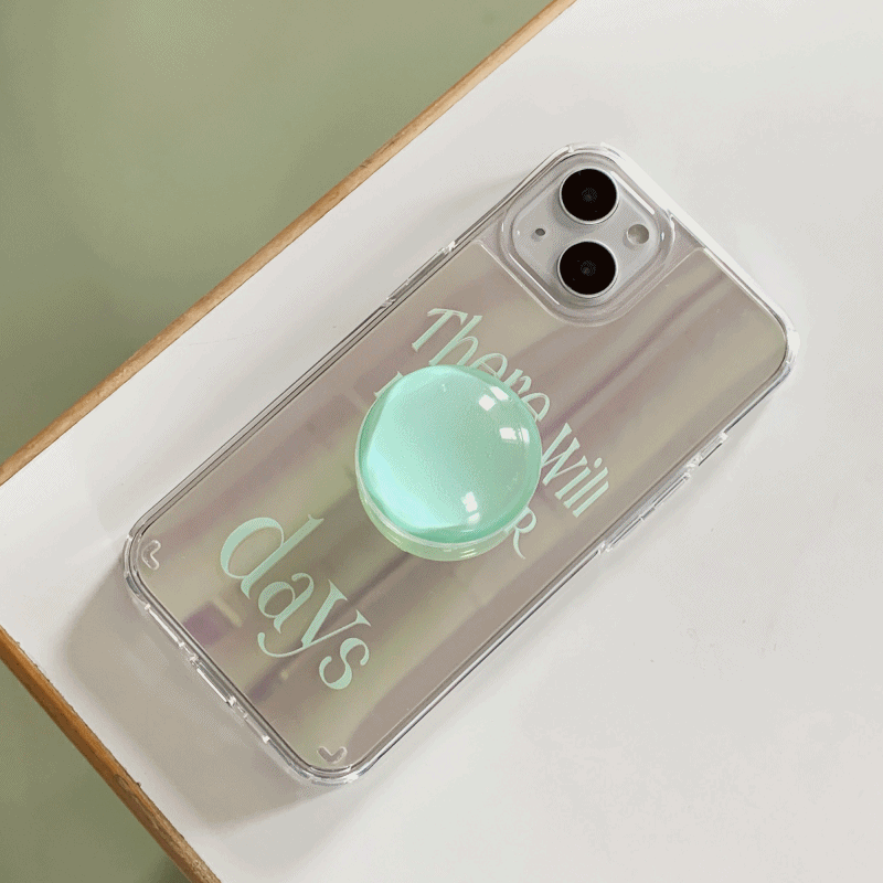 days color lettering design [glossy mirror phone case]