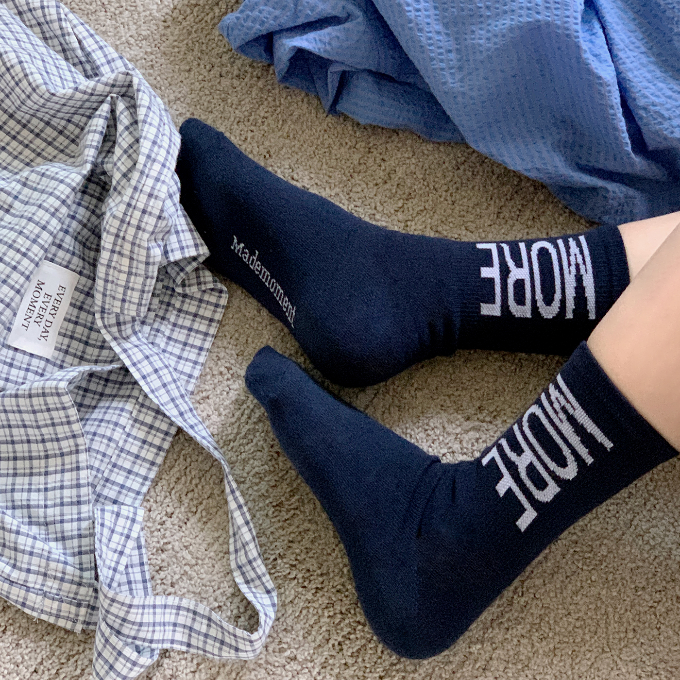 Daily More Navy Socks