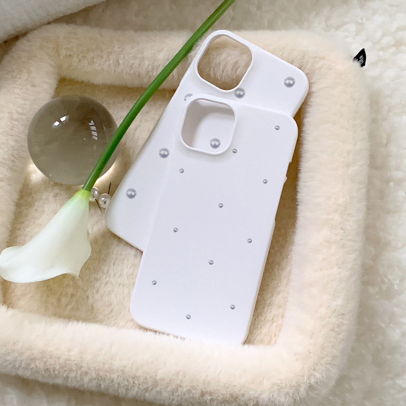 baby pearl pattern design [hard phone case]