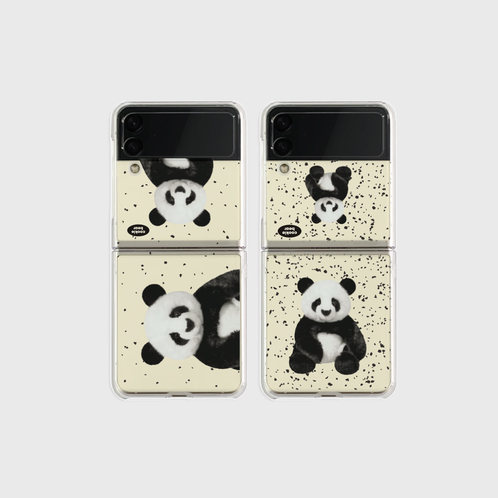 cookie bear design [zflip clear hard phone case]