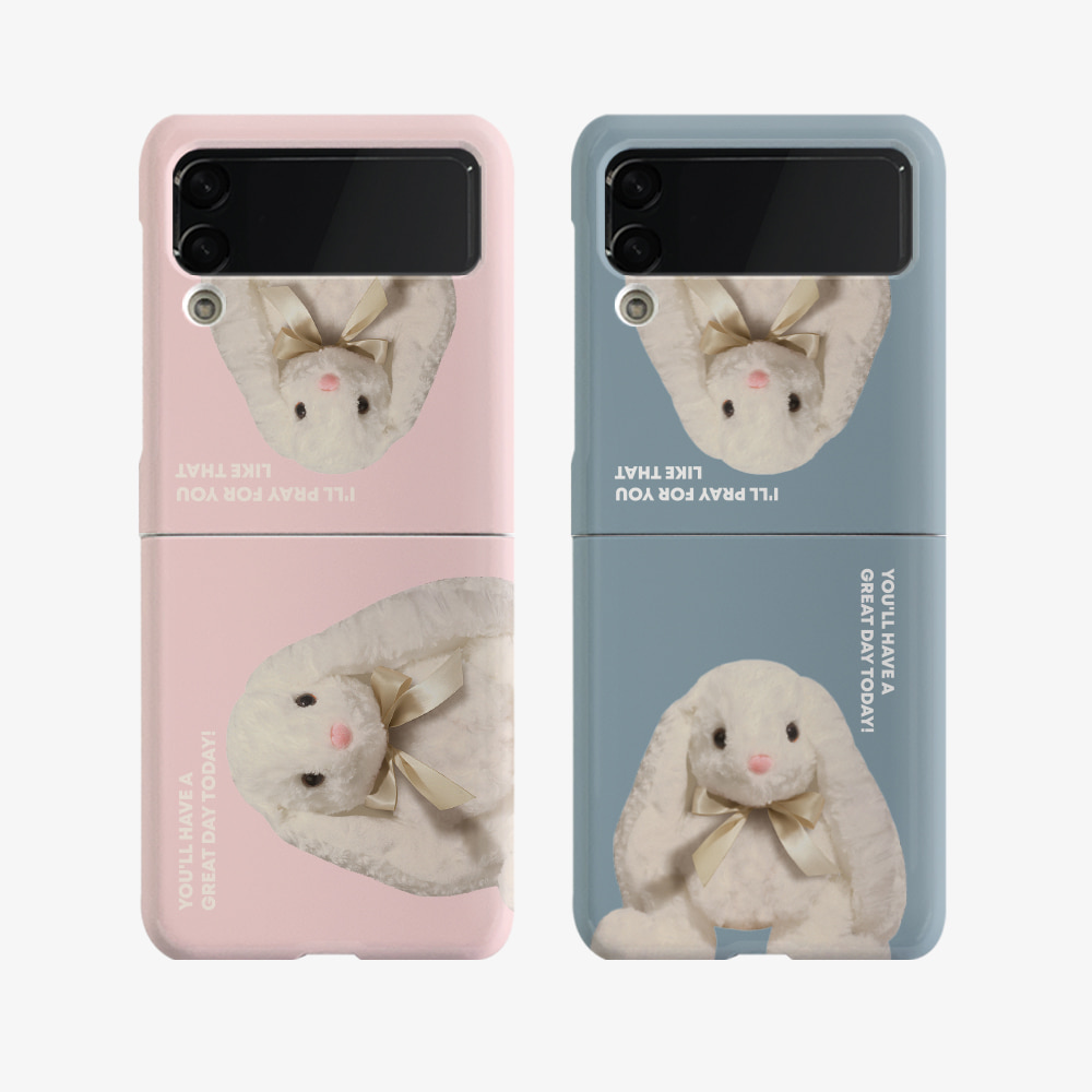 pray for you rabbit design [zflip hard phone case]