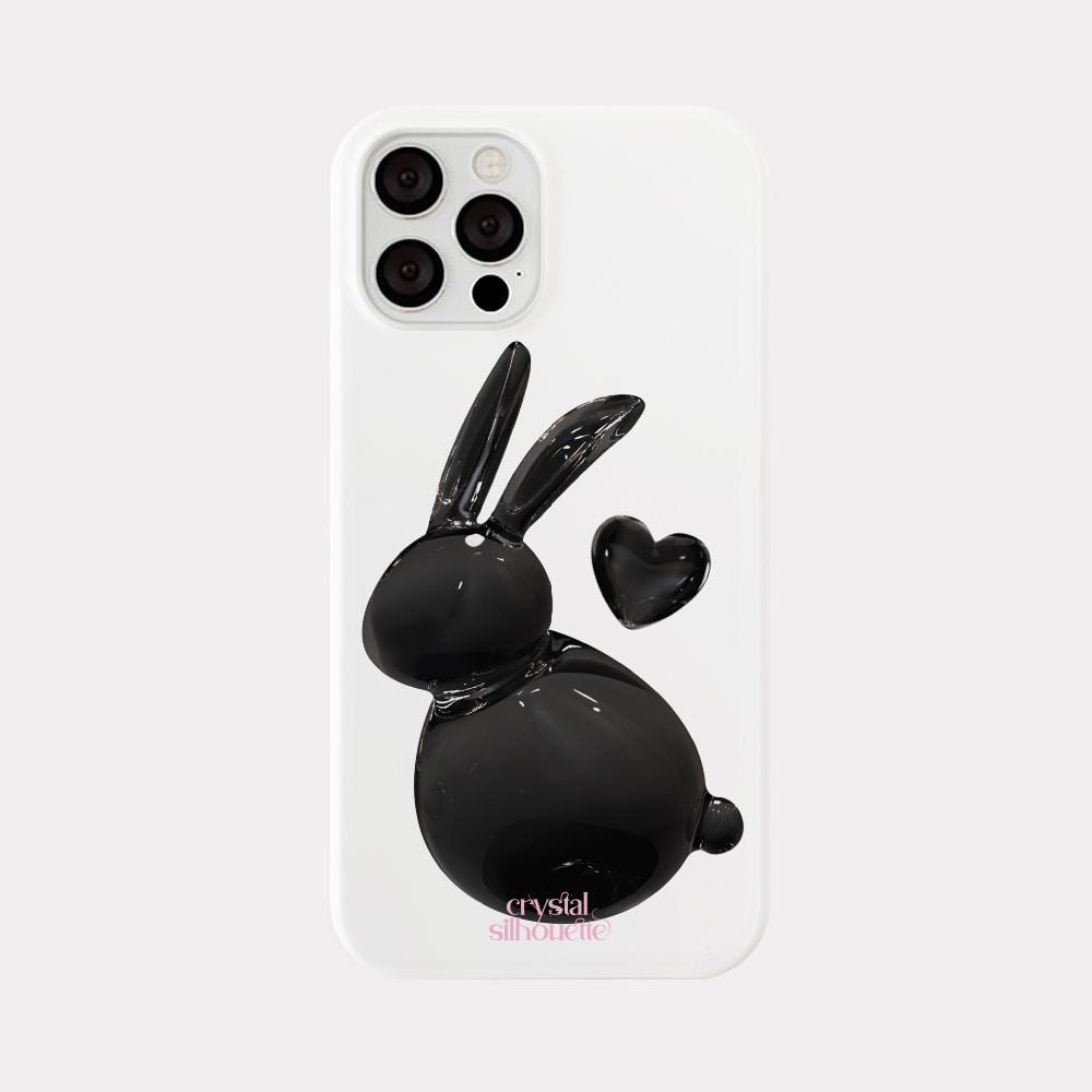 heart rabbit design [hard phone case]