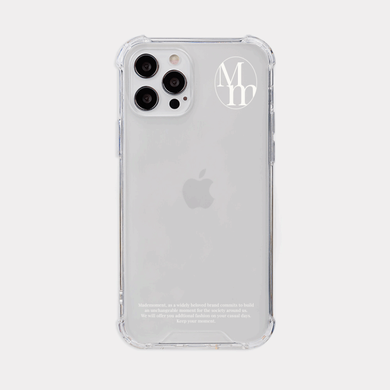 [mm] basic design [tank clear hard phone case]