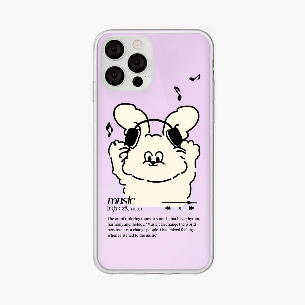 melody butty design [glossy mirror phone case]