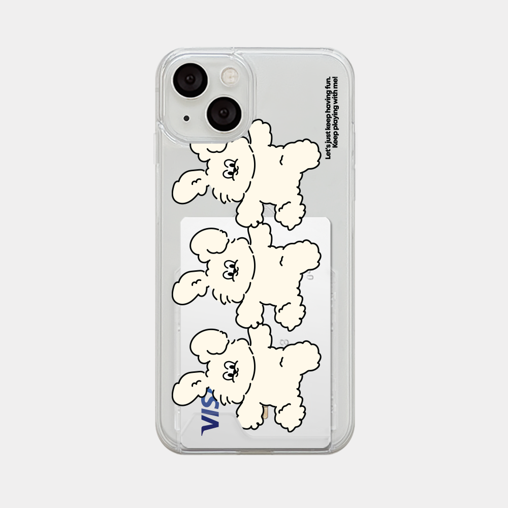 butty play design [clear hard storage phone case]