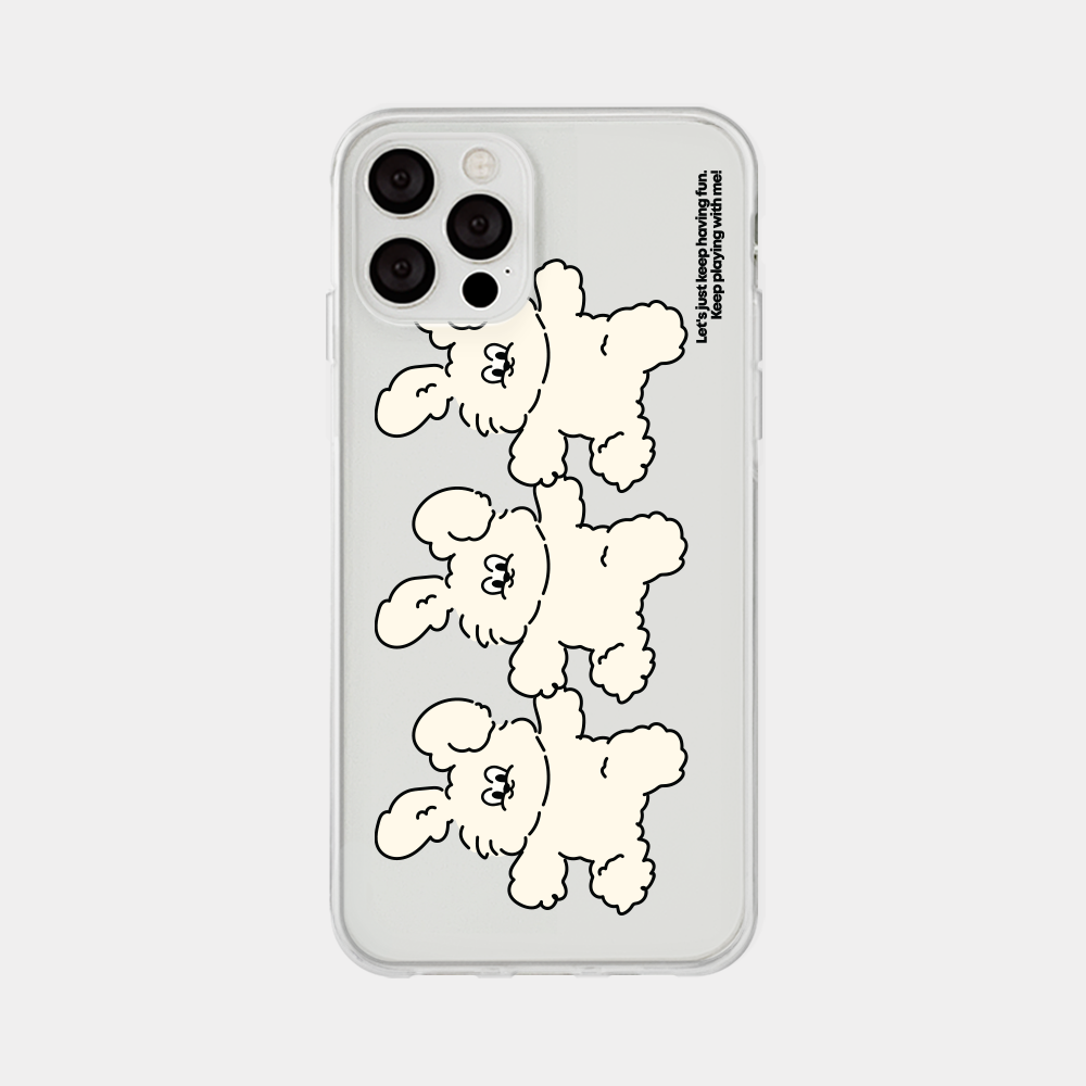 butty play design [clear phone case]