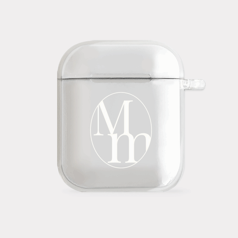 [mm] basic design [clear airpods case series]