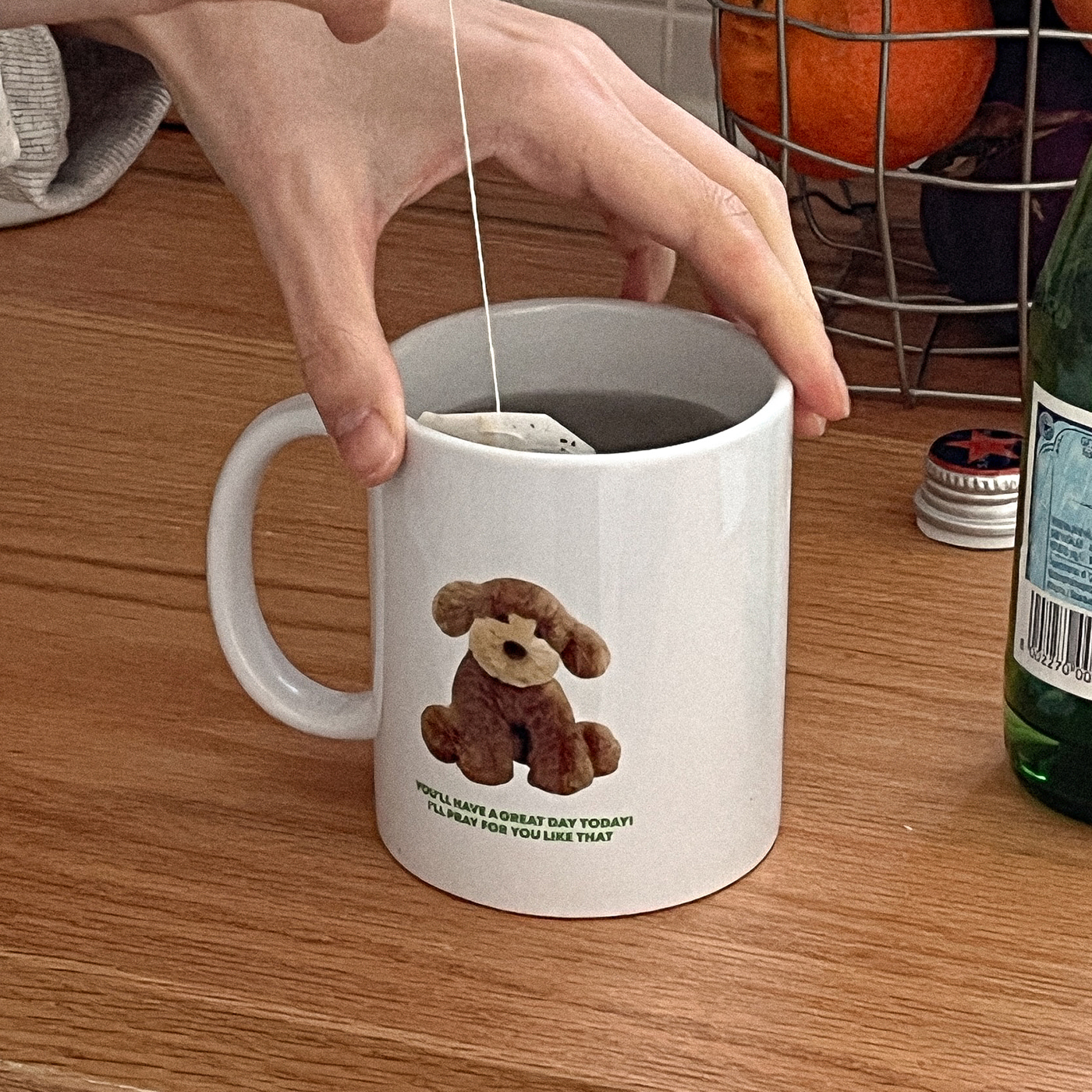 pray for you puppy mug cup