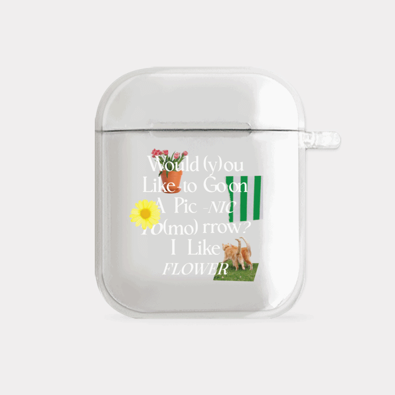 would you like design [clear airpods case series]