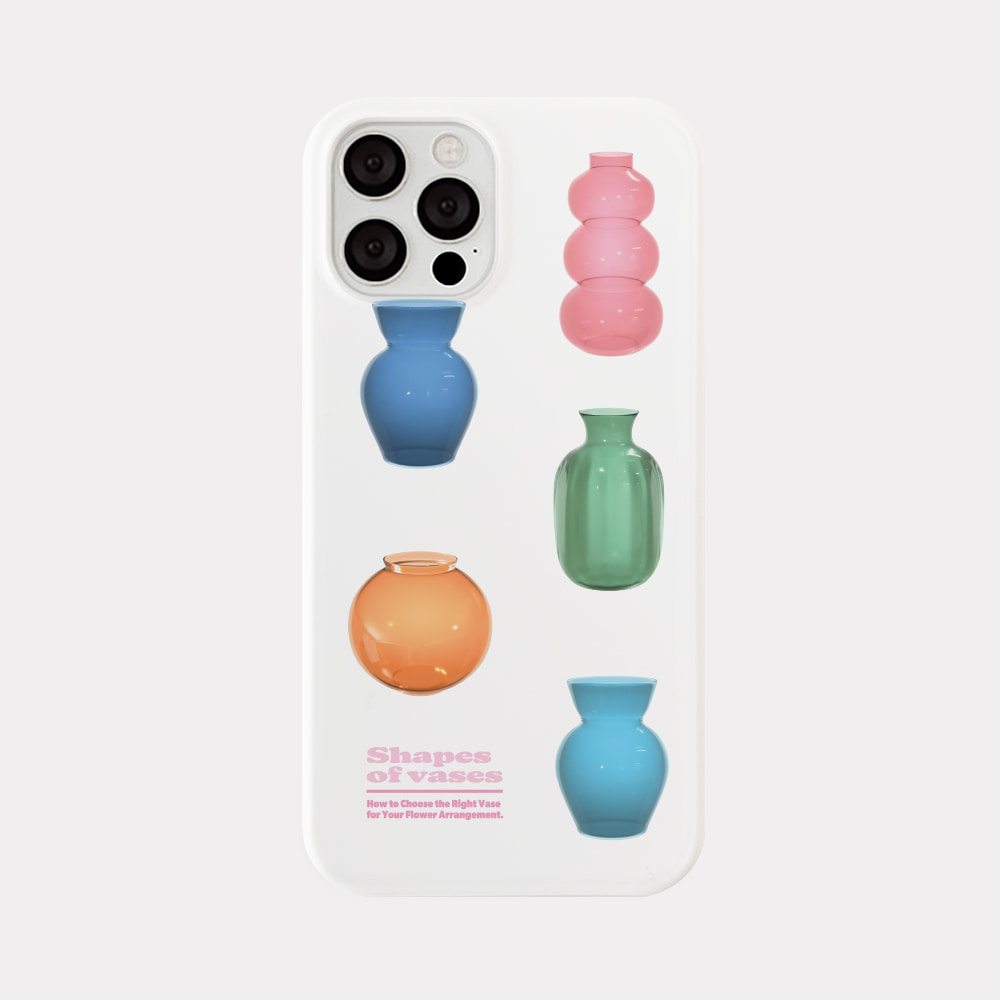 shapes of vases design [hard phone case]