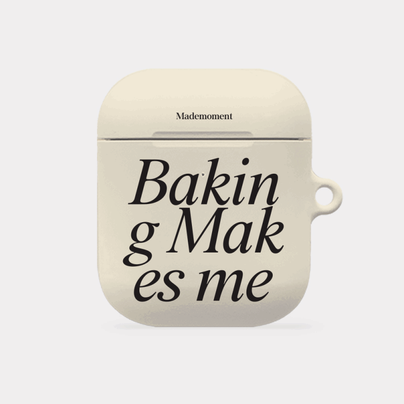 home baking lettering design [hard airpods case series]