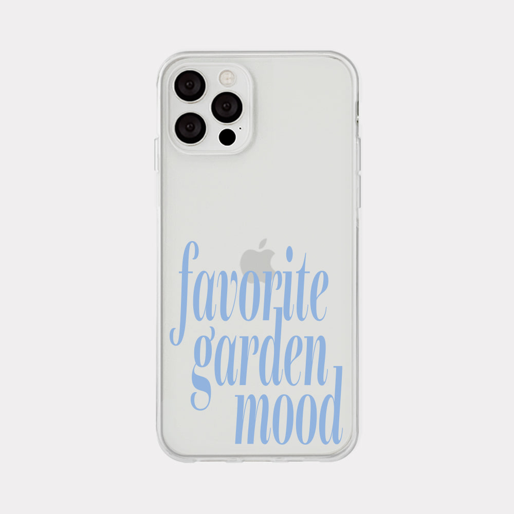 garden mood design [clear phone case]