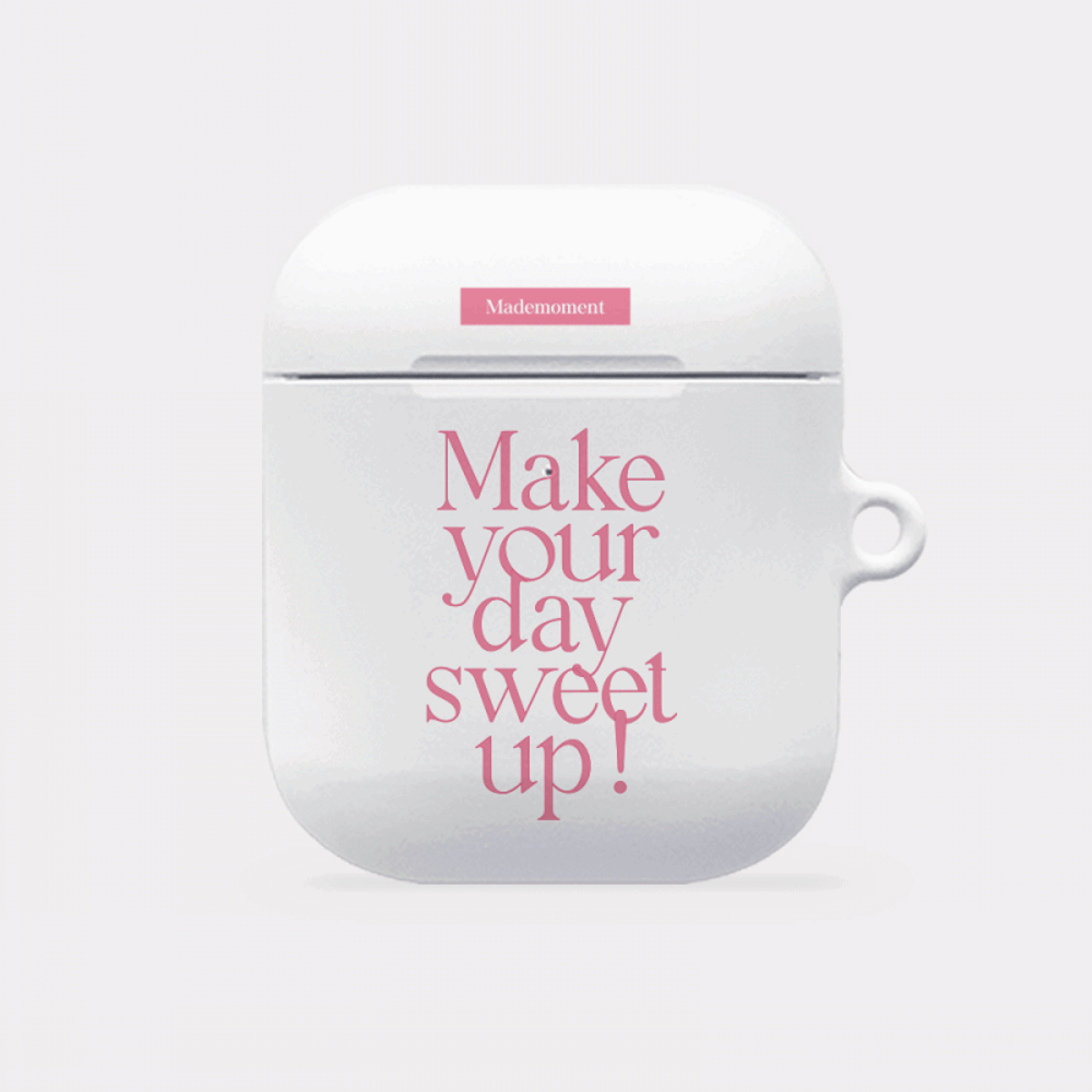 sweet up lettering design [hard airpods case series]