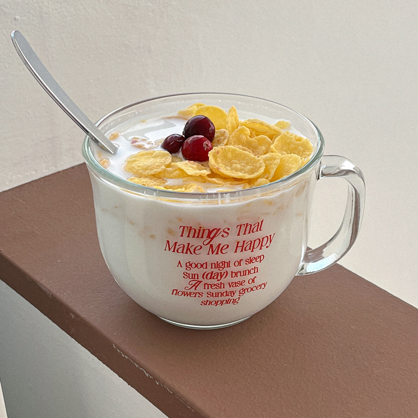 happy list cereal cup