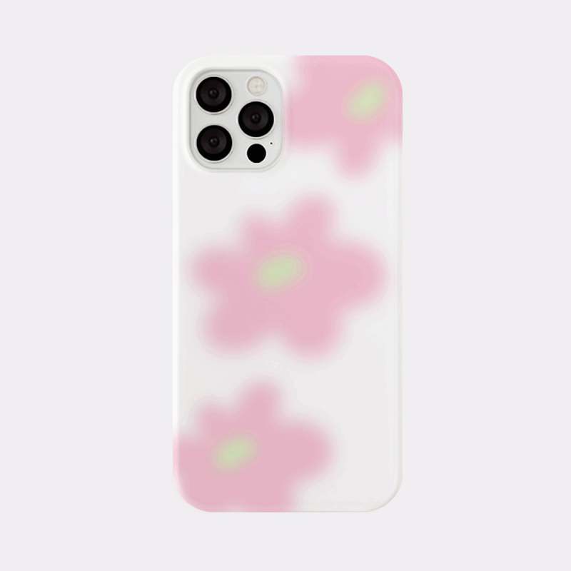 soft flower design [hard phone case]
