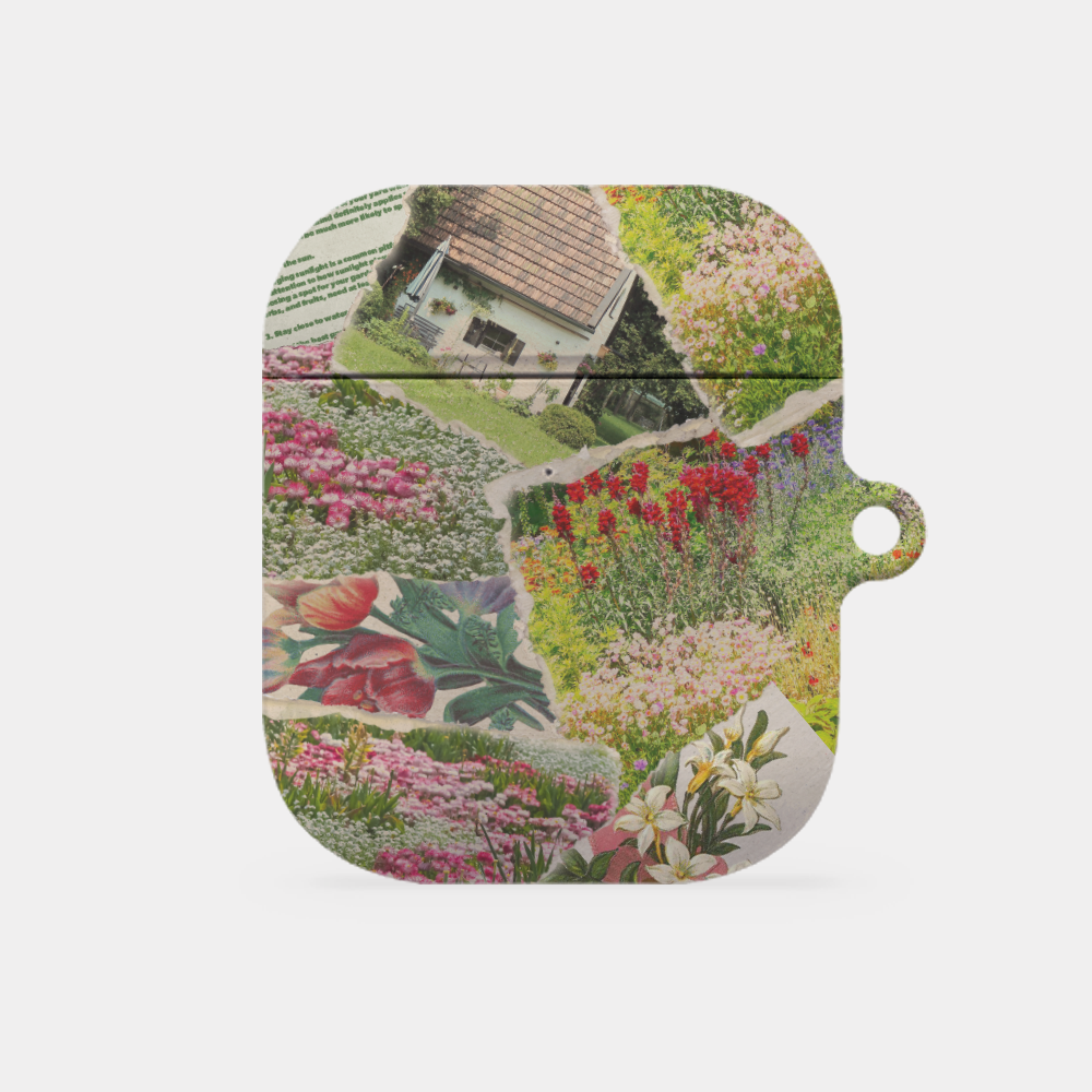 collage garden design [hard airpods case series]