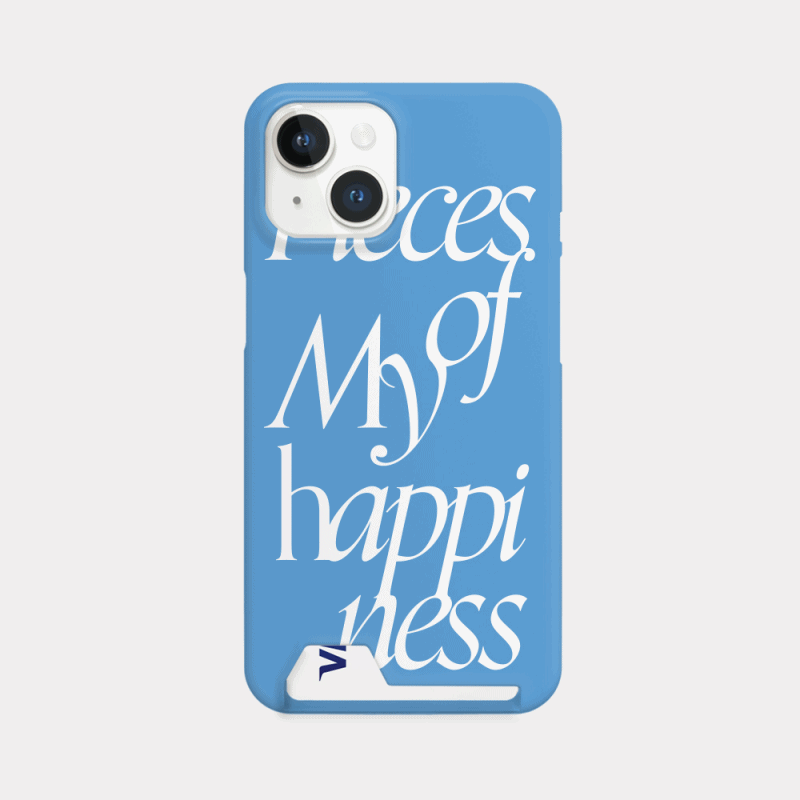 pieces of lettering design [card storage phone case]
