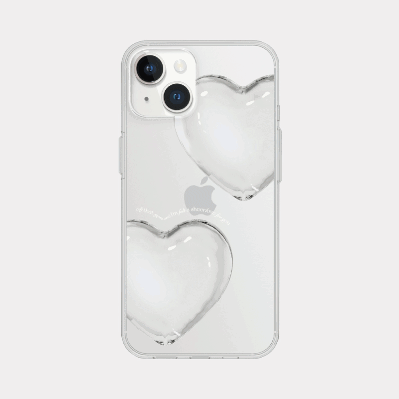 pure love pattern design [clear phone case]