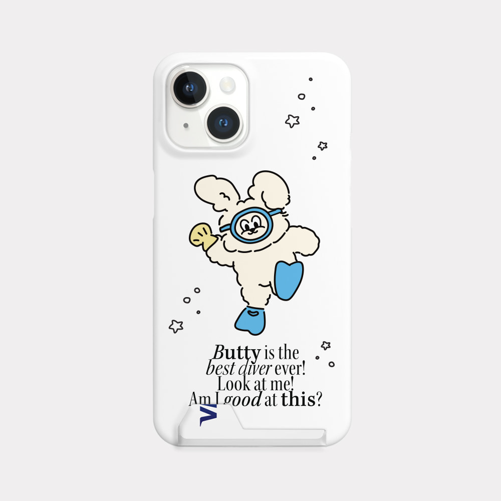 best diver butty design [card storage phone case]