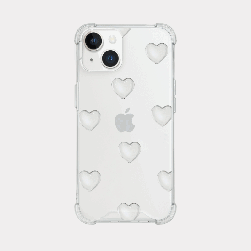 pure love pattern design [tank clear hard phone case]