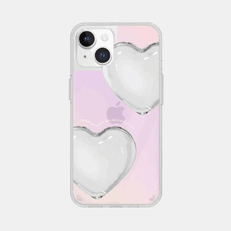 pure love design [glossy mirror phone case]