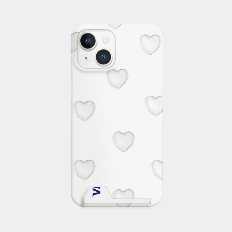 pure love pattern design [card storage phone case]
