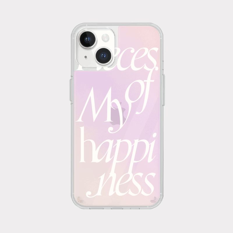 pieces of lettering design [glossy mirror phone case]