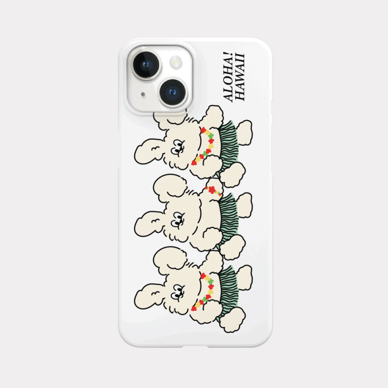 aloha butty lettering design [hard phone case]