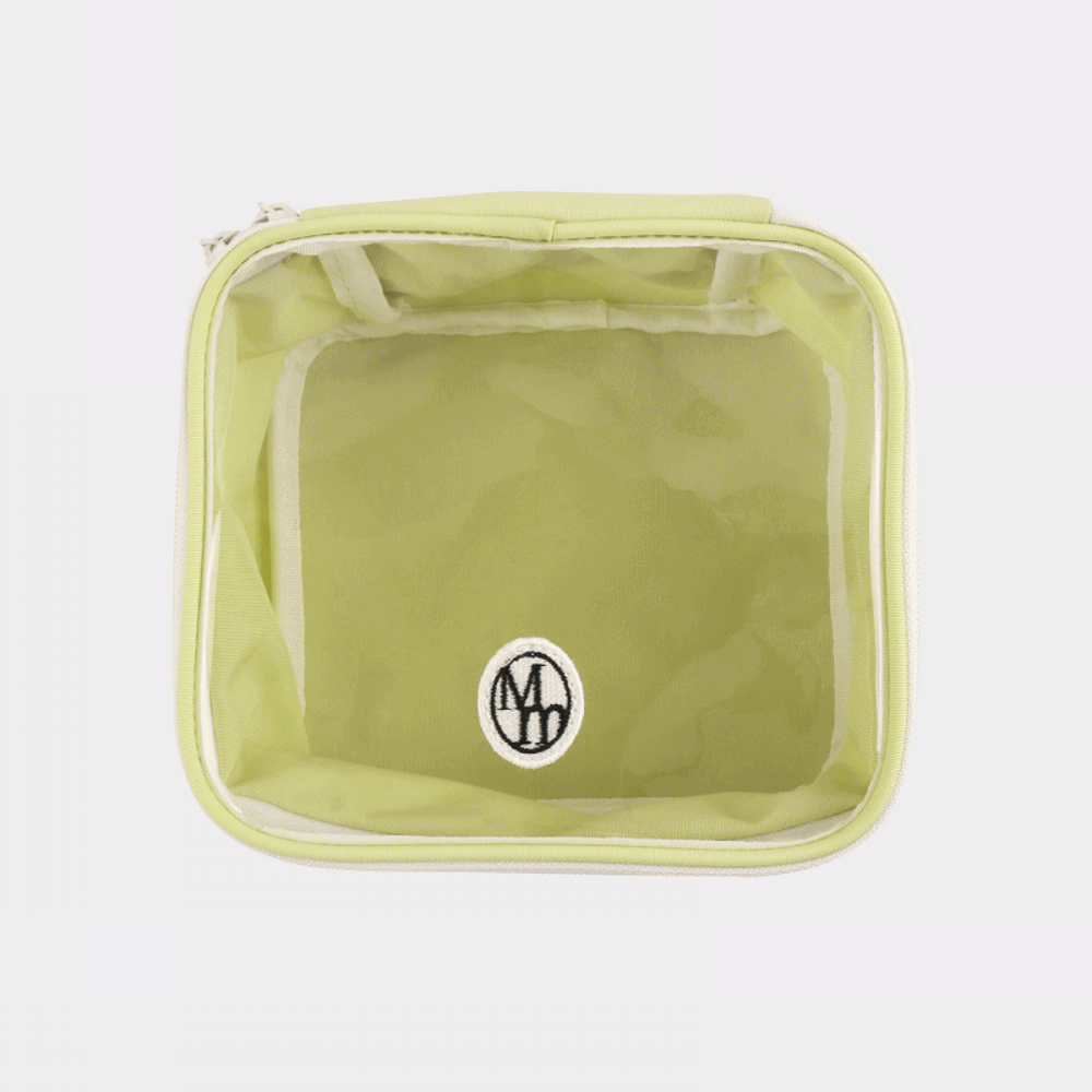 holiday lime pvc travel pouch