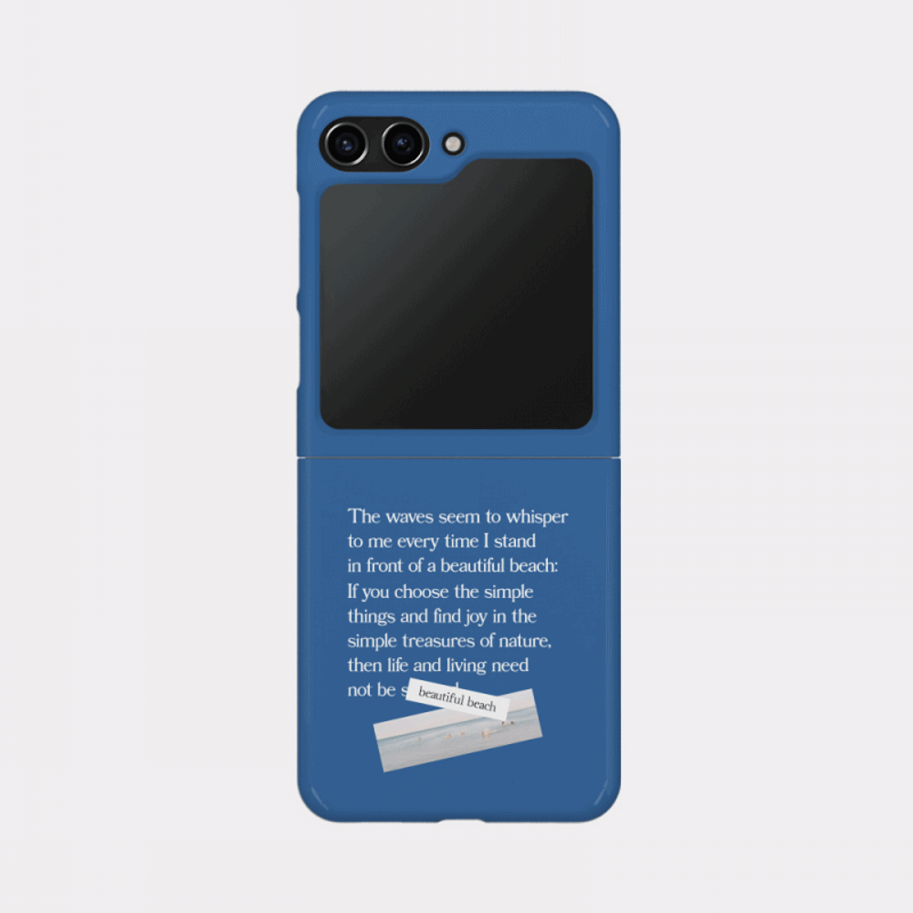 whisper wave design [zflip hard phone case]