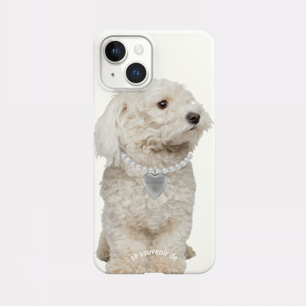 puppy souvenir pendant design [hard phone case]