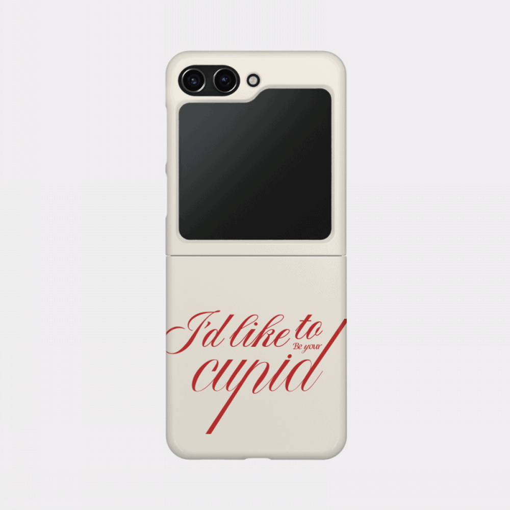 your cupid lettering design [zflip hard phone case]