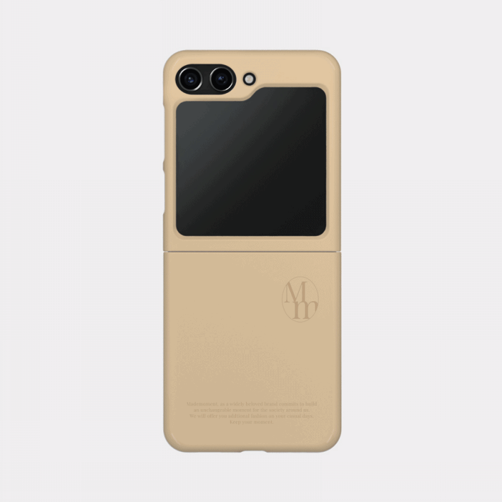 [mm] soft cream muji design [zflip hard phone case]