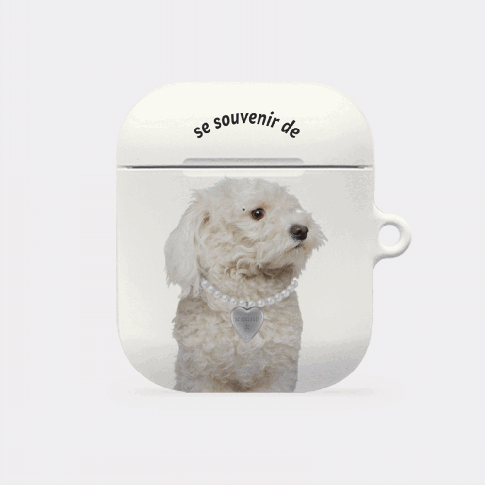 puppy souvenir pendant design [hard airpods case series]
