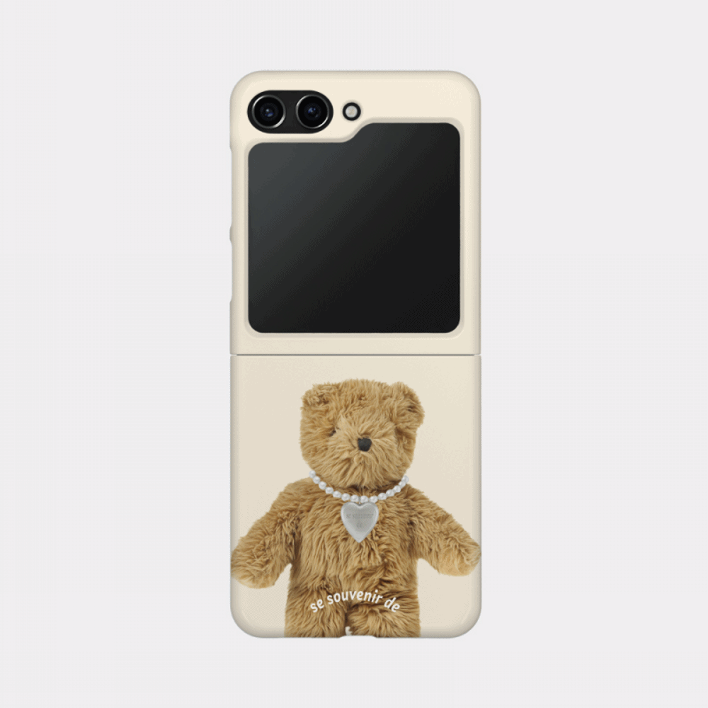 teddy souvenir pendant design [zflip hard phone case]