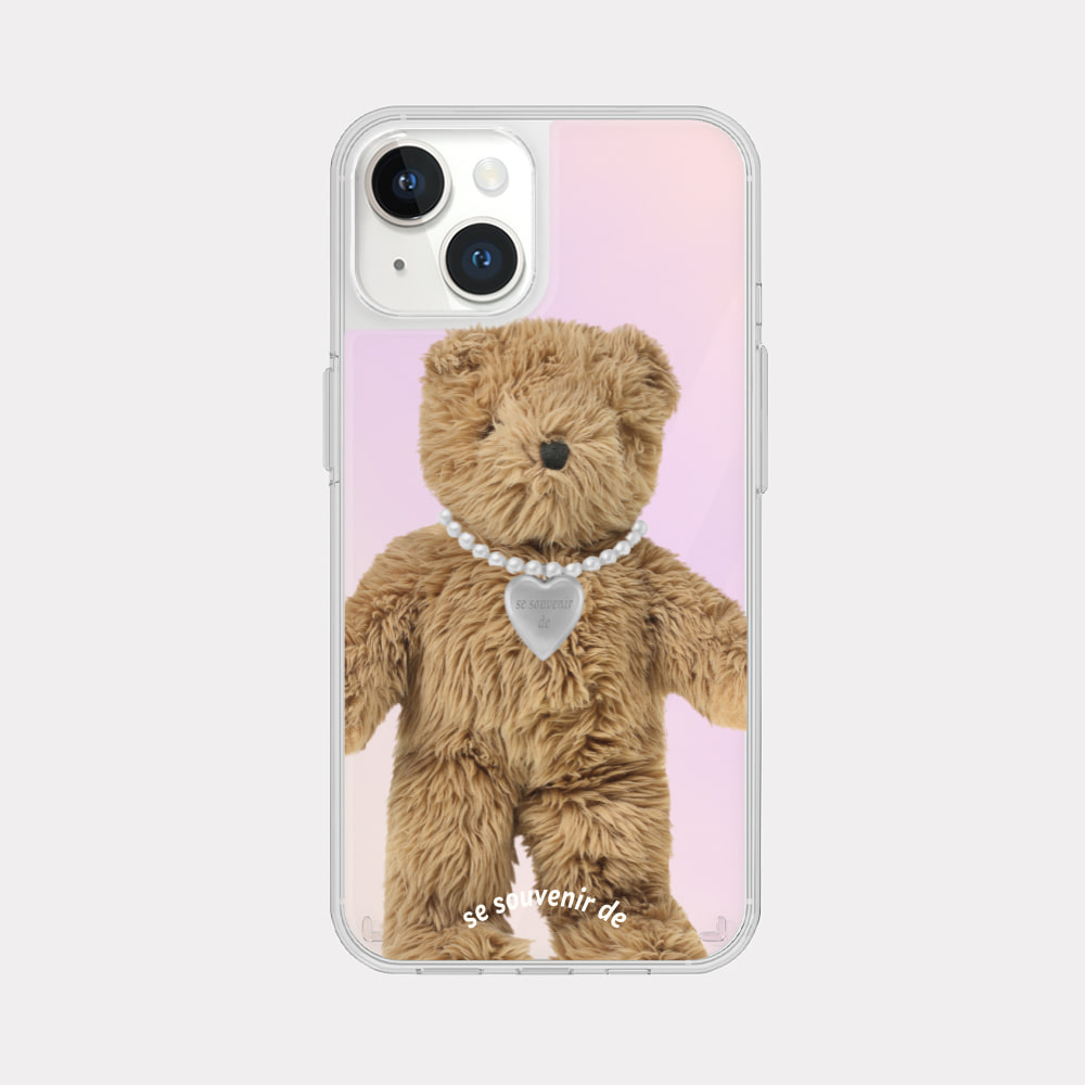 teddy souvenir pendant design [glossy mirror phone case]