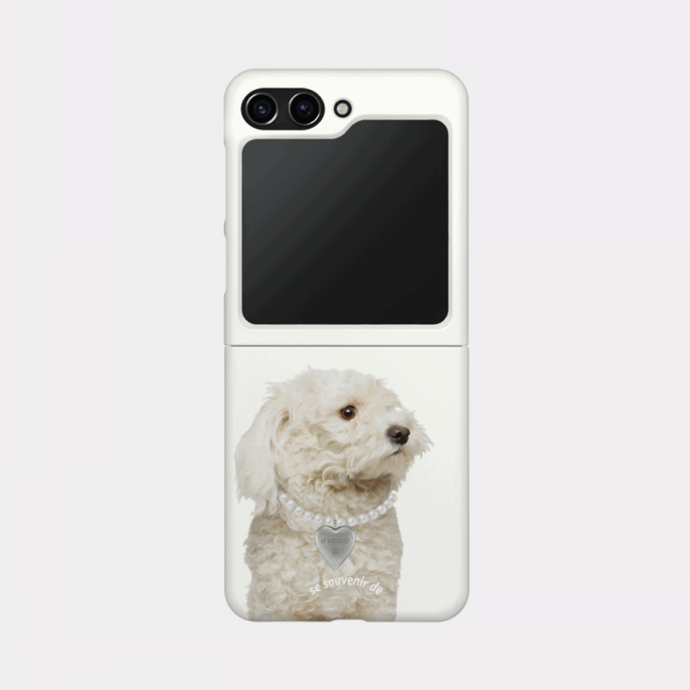 puppy souvenir pendant design [zflip hard phone case]