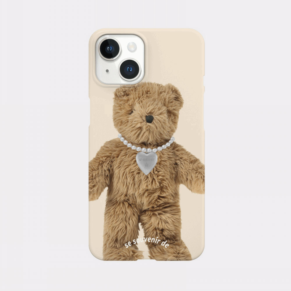 teddy souvenir pendant design [hard phone case]