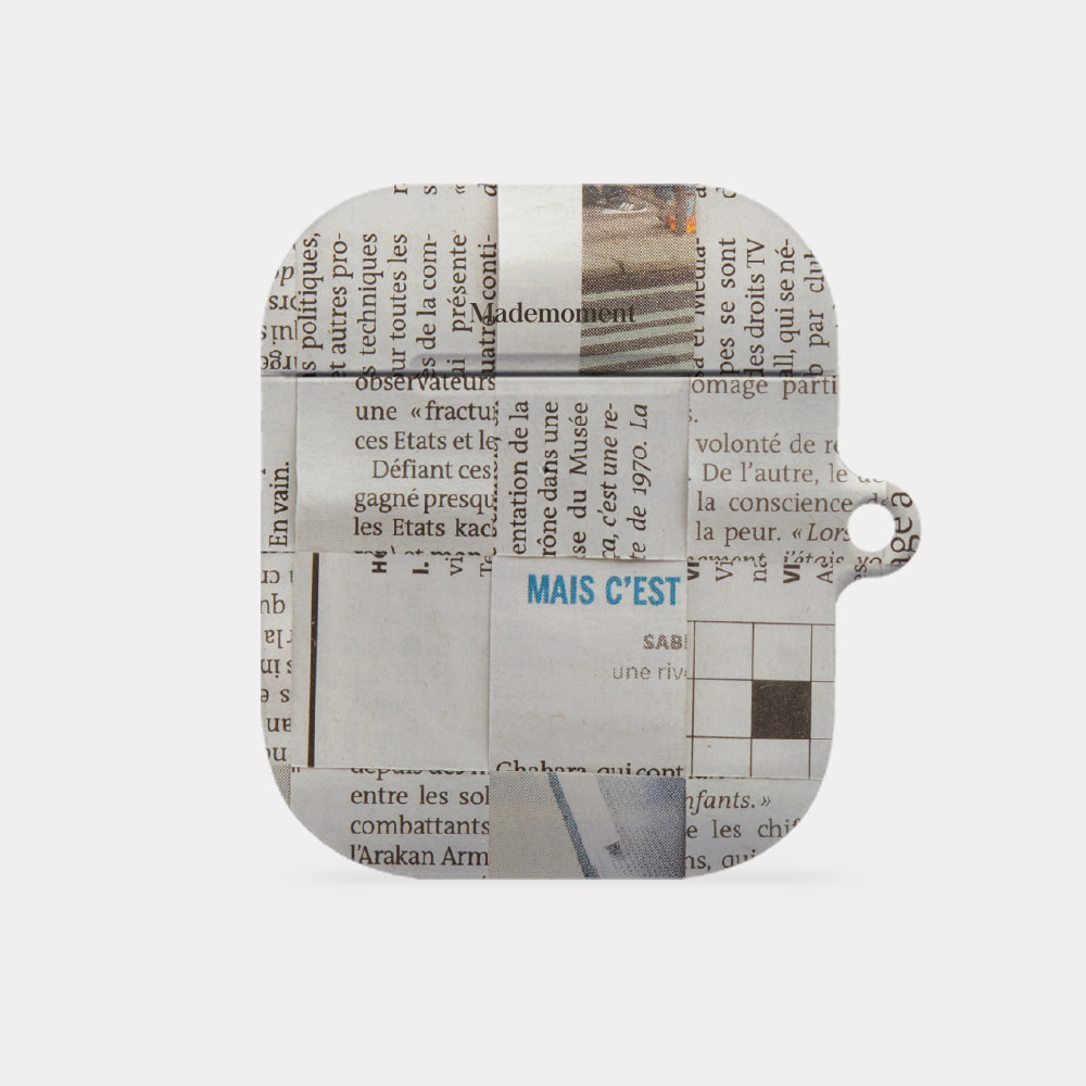 old newspaper design [hard airpods case series]