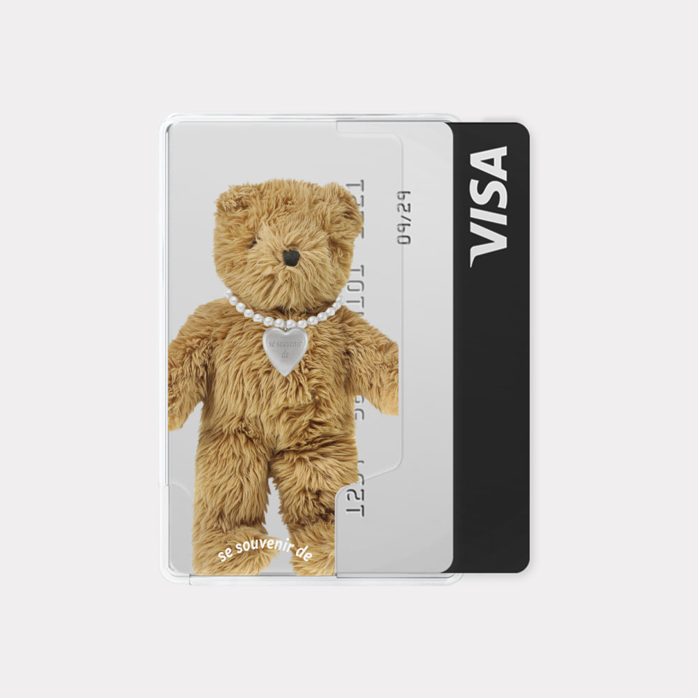 teddy souvenir pendant design [Magsafe card holder]