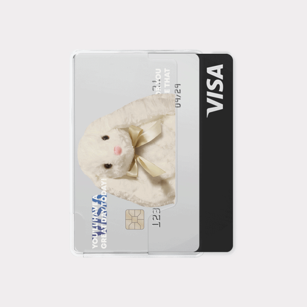 pray for you rabbit design [Magsafe card holder]